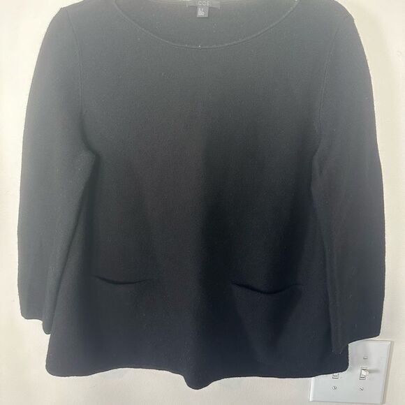COS Black Crewneck Sweater M - Picture 2 of 6